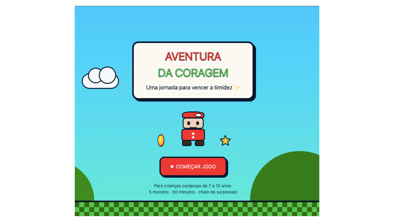Tela da Aventura da Coragem