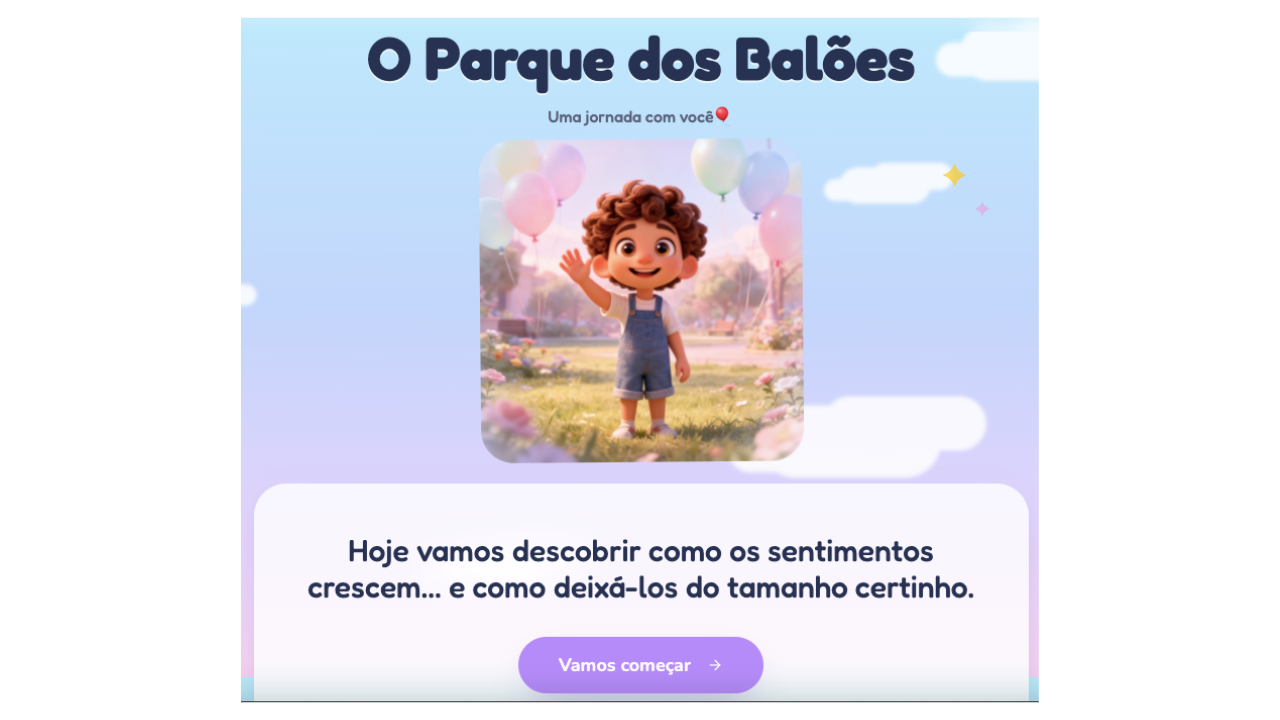 Tela do Parque dos Balões